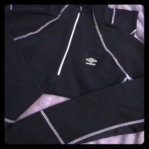M Umbro Black zip fleece